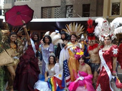 Gay mardi gras 2009 Transvestite rocky horror picture